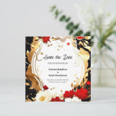 Einfache Hochzeit Speichern Sie die Datumskarte Save The Date (Stehend Vorderseite)
