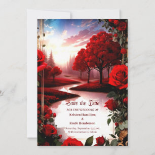 Einfache Hochzeit Speichern Sie die Datumskarte Save The Date