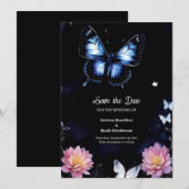 Einfache Hochzeit Speichern Sie die Datumskarte Save The Date (Vorne/Hinten)