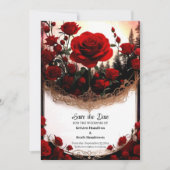 Einfache Hochzeit Speichern Sie die Datumskarte Save The Date (Vorderseite)