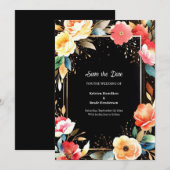 Einfache Hochzeit Speichern Sie die Datumskarte Save The Date (Vorne/Hinten)