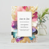 Einfache Hochzeit Speichern Sie die Datumskarte Save The Date (Stehend Vorderseite)