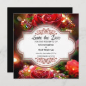 Einfache Hochzeit Speichern Sie die Datumskarte Save The Date (Vorne/Hinten)