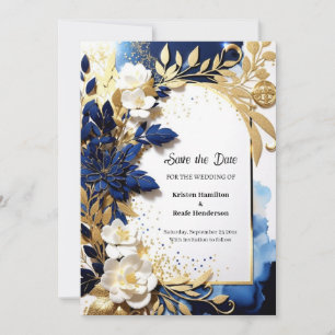Einfache Hochzeit Speichern Sie die Datumskarte Save The Date