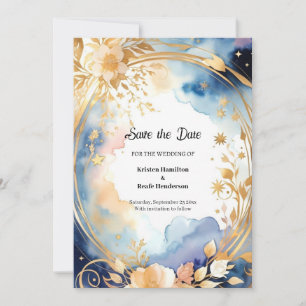 Einfache Hochzeit Speichern Sie die Datumskarte Save The Date