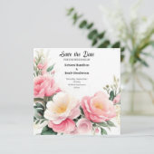 Einfache Hochzeit Speichern Sie die Datumskarte Save The Date (Stehend Vorderseite)