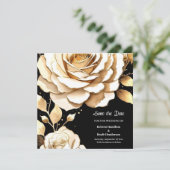 Einfache Hochzeit Speichern Sie die Datumskarte Save The Date (Stehend Vorderseite)