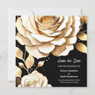Einfache Hochzeit Speichern Sie die Datumskarte Save The Date