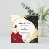Einfache Hochzeit Speichern Sie die Datumskarte Save The Date (Stehend Vorderseite)