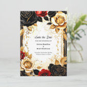 Einfache Hochzeit Speichern Sie die Datumskarte Save The Date (Stehend Vorderseite)