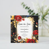 Einfache Hochzeit Speichern Sie die Datumskarte Save The Date (Stehend Vorderseite)