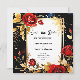 Einfache Hochzeit Speichern Sie die Datumskarte Save The Date
