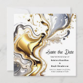 Einfache Hochzeit Speichern Sie die Datumskarte Save The Date (Vorderseite)