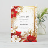Einfache Hochzeit Speichern Sie die Datumskarte Save The Date (Stehend Vorderseite)