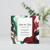 Einfache Hochzeit Speichern Sie die Datumskarte Save The Date (Stehend Vorderseite)