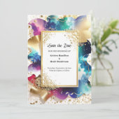 Einfache Hochzeit Speichern Sie die Datumskarte Save The Date (Stehend Vorderseite)