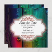 Einfache Hochzeit Speichern Sie die Datumskarte Save The Date (Vorne/Hinten)