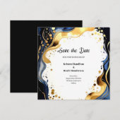 Einfache Hochzeit Speichern Sie die Datumskarte Save The Date (Vorne/Hinten)