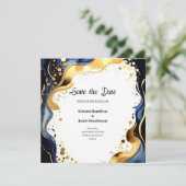 Einfache Hochzeit Speichern Sie die Datumskarte Save The Date (Stehend Vorderseite)