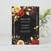Einfache Hochzeit Speichern Sie die Datumskarte Save The Date (Stehend Vorderseite)