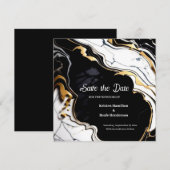 Einfache Hochzeit Speichern Sie die Datumskarte Save The Date (Vorne/Hinten)