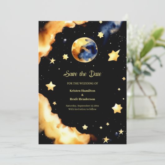 Einfache Hochzeit Speichern Sie die Datumskarte Save The Date (Stehend Vorderseite)