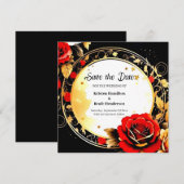 Einfache Hochzeit Speichern Sie die Datumskarte Save The Date (Vorne/Hinten)