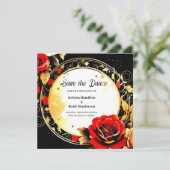 Einfache Hochzeit Speichern Sie die Datumskarte Save The Date (Stehend Vorderseite)