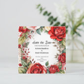 Einfache Hochzeit Speichern Sie die Datumskarte Save The Date (Stehend Vorderseite)