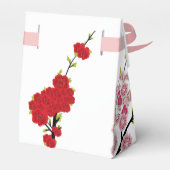 Einfache Hochzeit Vielen Dank, dass Sie Kirschblüt Geschenkschachtel (Rückseite)