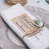 Einfache Hochzeit Vielen Dank Gummistempel