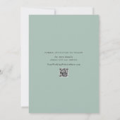 Einfache Hochzeit von Birch Tree Save The Date (Rückseite)