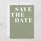 Einfache Hochzeit von Minimalistischem QR-Code für Save The Date (Vorderseite)