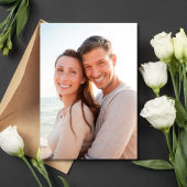 Einfache Hochzeit von Skript-Fotos Save The Date