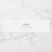 Einfache Hochzeit Wasserflaschenetikett (Einzelnes Label)