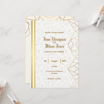 Einfache Hochzeitseinladung