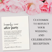 Einfache Hochzeitsempfang