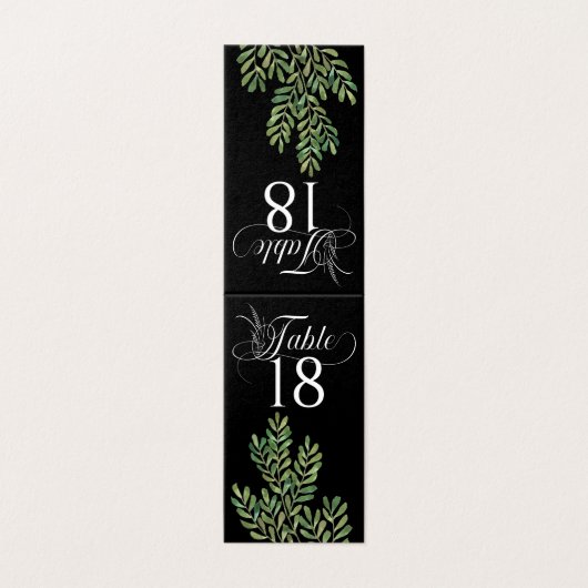 Einfache Hochzeitsempfehlung (Außenseite Aufgefaltet)