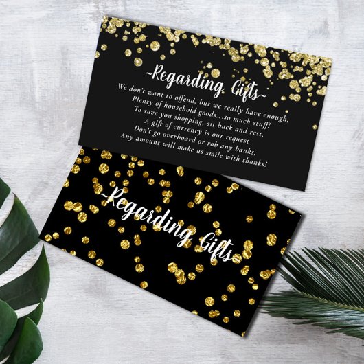 Einfache Hochzeitsfeier des Honeymoon Fund Brautpa Begleitkarte