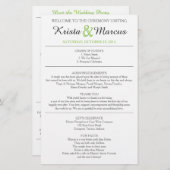 Einfache Hochzeitsfeier für Silhouetten (Vorne/Hinten)