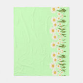 Einfache Hochzeitsfeier mit blühenden Wildblumen Fleecedecke (Vorderseite)
