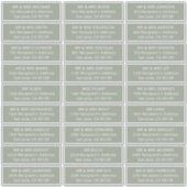 Einfache Hochzeitsgäste wenden sich an 27 Empfänge Aufkleber (Vorderseite)