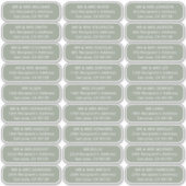 Einfache Hochzeitsgäste wenden sich an 27 Empfänge Aufkleber (Vorderseite)