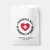 Einfache Hochzeitshangover Erholung Kit Beutel Geschenktütchen (Vorderseite)