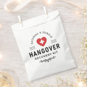 Einfache Hochzeitshangover Erholung Kit Beutel Geschenktütchen (Ausgeschnitten)