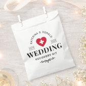 Einfache Hochzeitshangover Erholung Kit Beutel Geschenktütchen (Ausgeschnitten)