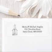 Einfache Hochzeitskapelle Rücksendeadresse (Insitu)