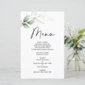 Einfache Hochzeitskarte für Grünpflanzen (Stehend Vorderseite)