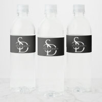 Einfache Hochzeitsmonogramm Personalisiert mit Nam