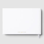 Einfache Hochzeitsreise Gästebuch (Rückseite)